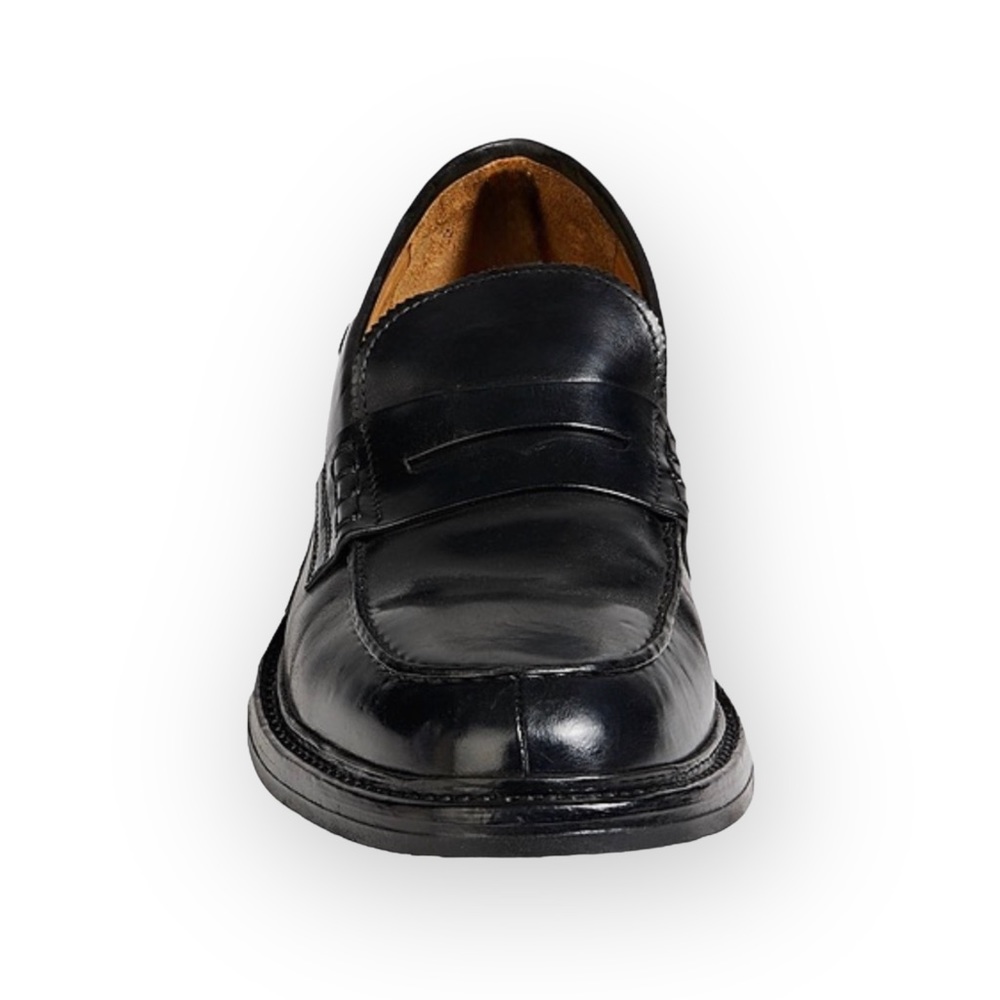 Sergio Rossi 𖤐 Iconic Penny Loafers 𖤐 Black Leather 𖤐 9 𖤐 Italian Luxury 𖤐